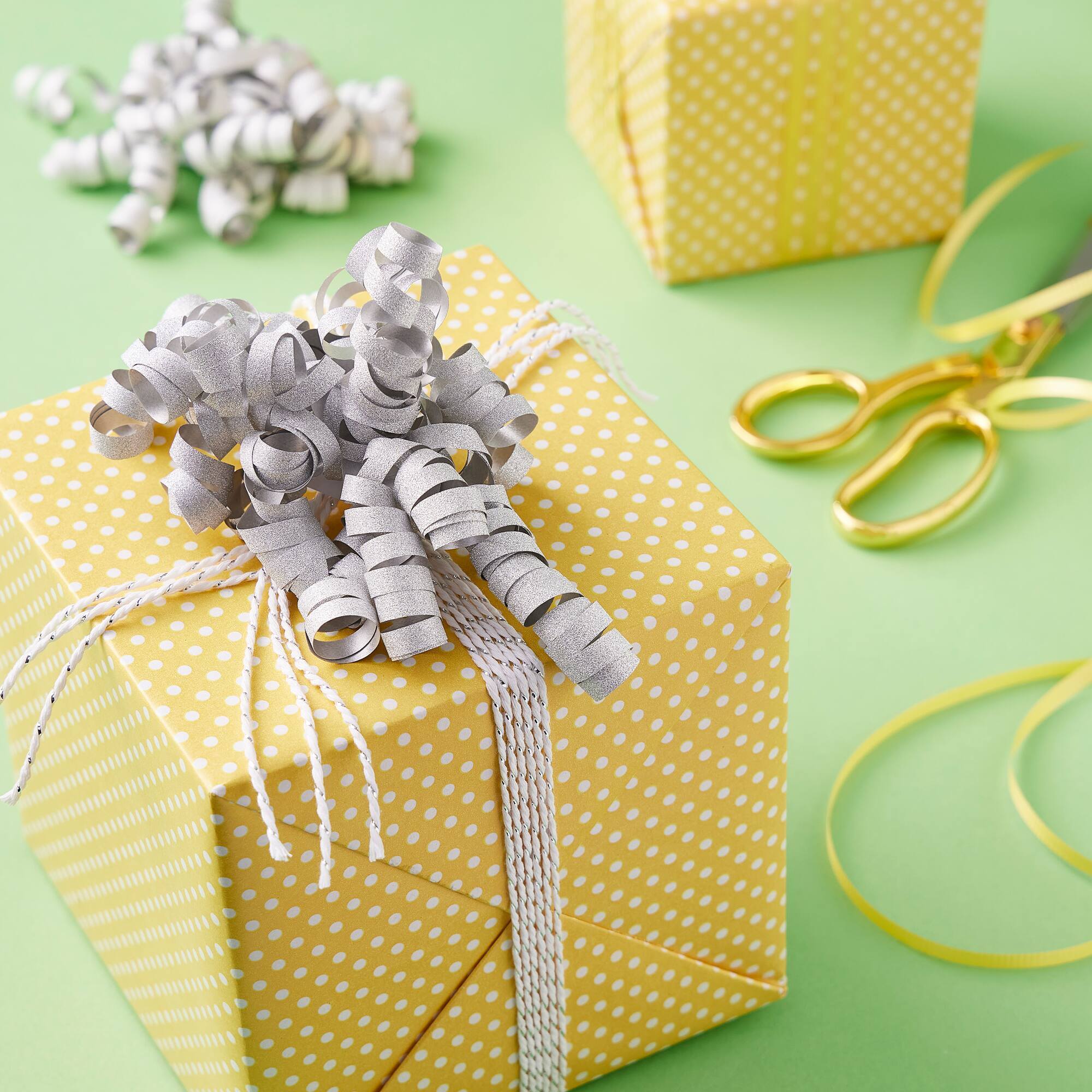 Silver Glitter Twisty Bows By Celebrate It™